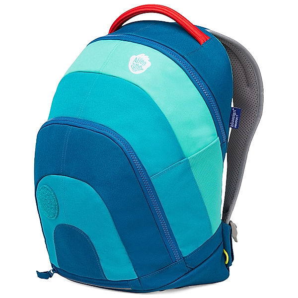 Affenzahn Kinderrucksack DAYDREAMER – HAI (36x26x13) in grün/blau