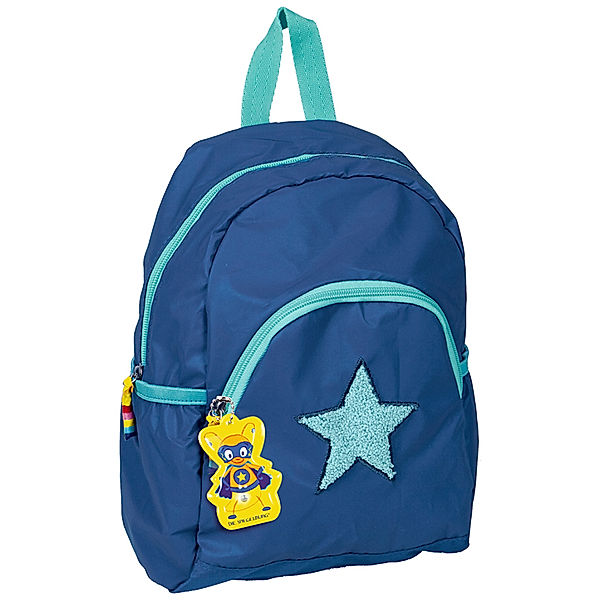 Die Spiegelburg Kinderrucksack GLÜHWÜRMCHEN (22x29x12) vollreflektierend in blau