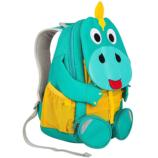 Affenzahn Kinderrucksack GROssER FREUND – DIDI DINO (20x31x12) in türkis/bunt