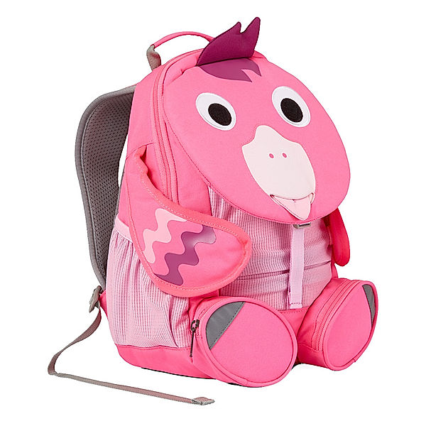 Affenzahn Kinderrucksack GROßER FREUND – FLAMINGO (20x31x12) in pink