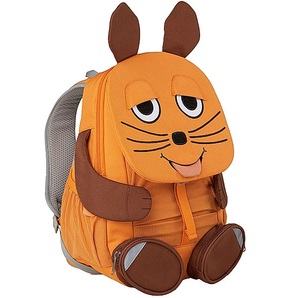 Affenzahn Kinderrucksack GROßER FREUND – WDR MAUS (20x31x12) in orange