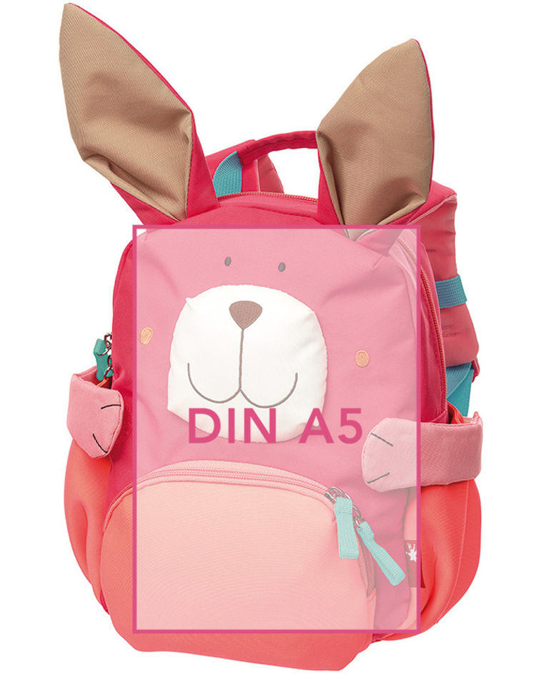 Kinderrucksack HASE 22x26x14 in pink kaufen