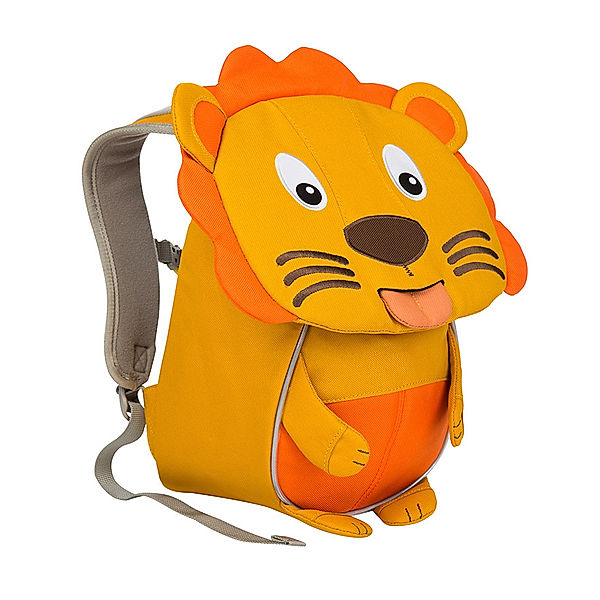 Affenzahn Kinderrucksack KLEINER FREUND – LENA LÖWE (17x25x11) in senfgelb/orange