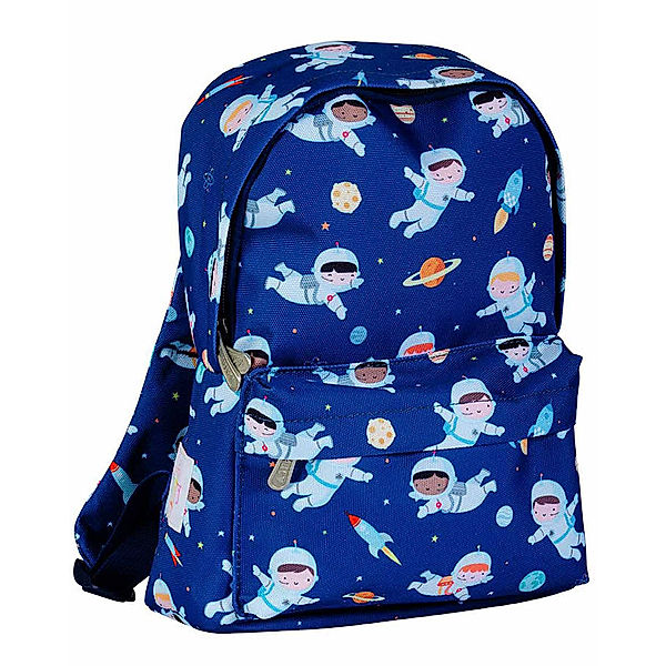 A Little Lovely Company Kinderrucksack LITTLE BACKPACK – ASTRONAUTS (22x30x10) in blau