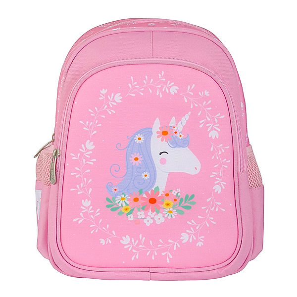 A Little Lovely Company Kinderrucksack UNICORN (27x32x15) in pink