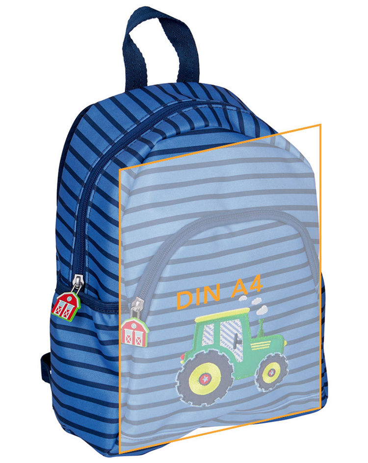 Kinderrucksack WENN ICH MAL GROß BIN – TRAKTOR 20x28x10 in blau |  Weltbild.at