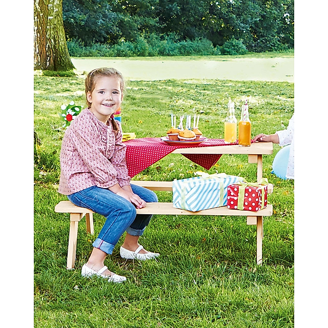 Kindersitzgarnitur Nicki für 4 Kinder Farbe: natur kaufen