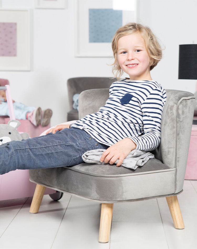 Kindersofa LIL SOFA Farbe: grau kaufen