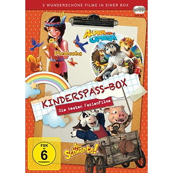 Kinderspaß-Box - Die besten Ferienfilme, Chris Denk, Ben Gluck, Steve Moore