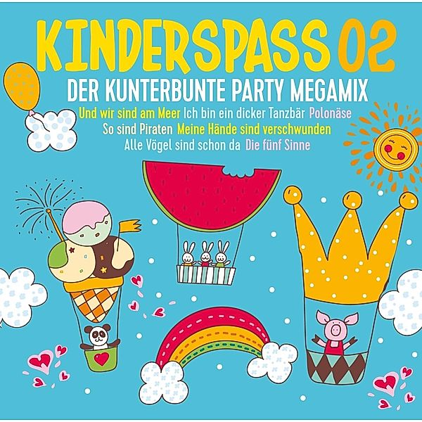 Kinderspass Vol.2-Der Kunterbunte Party Megamix, Various
