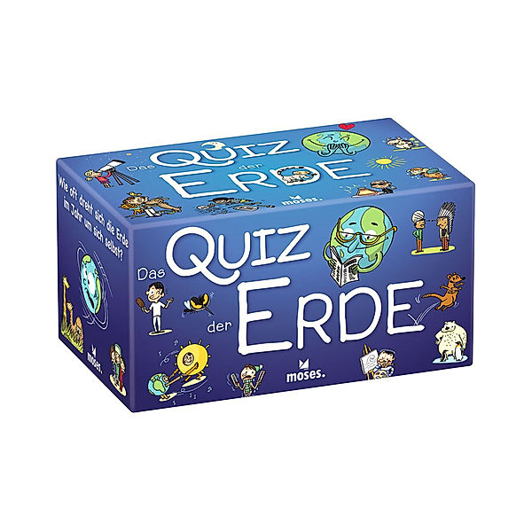 moses Verlag Kinderspiel - Das Quiz der Erde, Géraldine Maincent