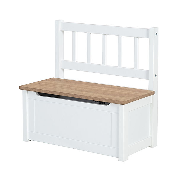 roba Kindertruhenbank WOODY (Farbe: natur/weiss)