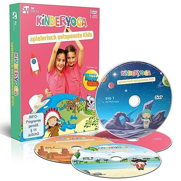 Kinderyoga,3 DVD-Videos + 1 Audio-CD
