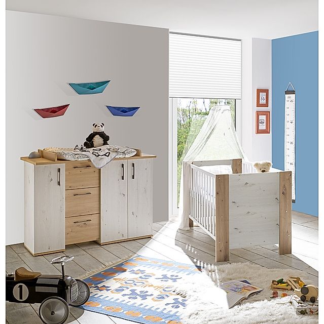 Kinderzimmer MICHA II 2-tlg. Farbe: artisan weiß asteiche kaufen