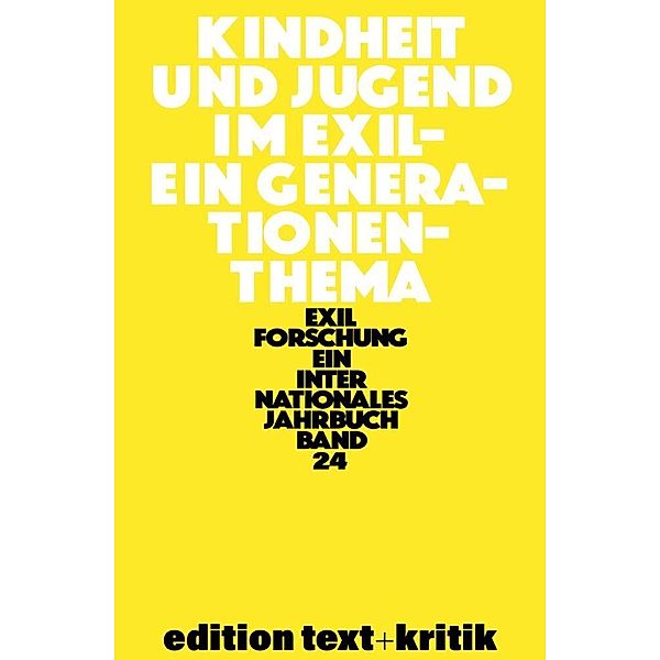 Kindheit und Jugend im Exil