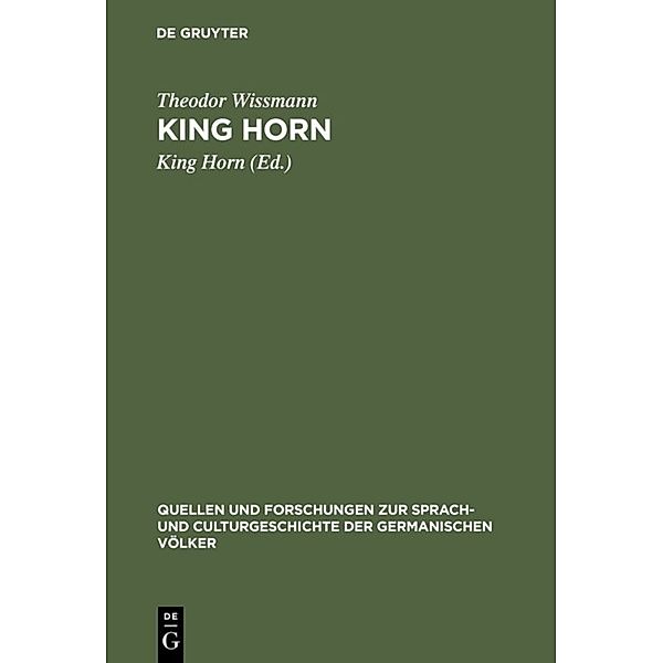 King Horn, Theodor Wissmann