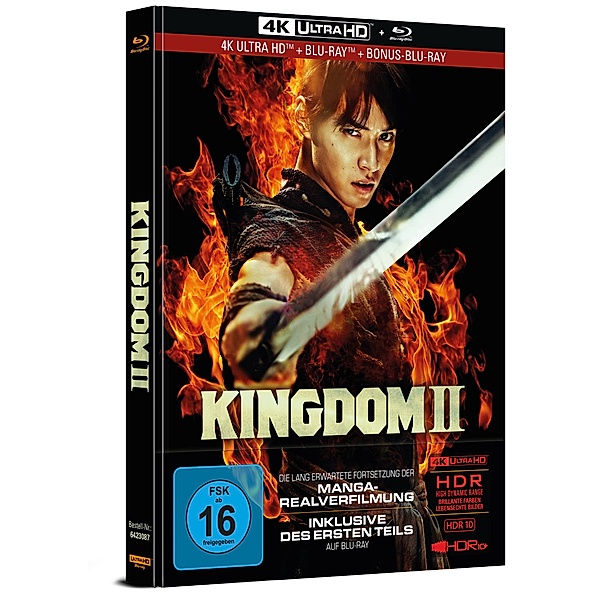 Kingdom 2: Far and Away - 3-Disc Limited Collector's Edition im Mediabook, Shinsuke Sato