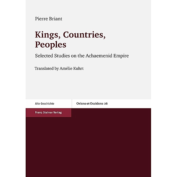 Kings, Countries, Peoples, Pierre Briant