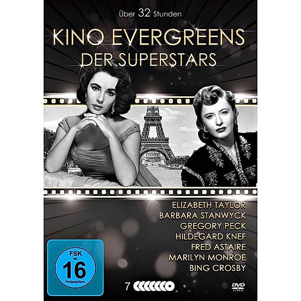 Kino Evergreens der Superstars, 7 DVDs, Diverse Interpreten