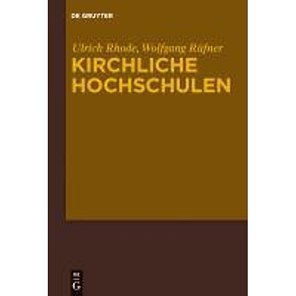 Kirchliche Hochschulen, Ulrich Rhode, Wolfgang Rüfner