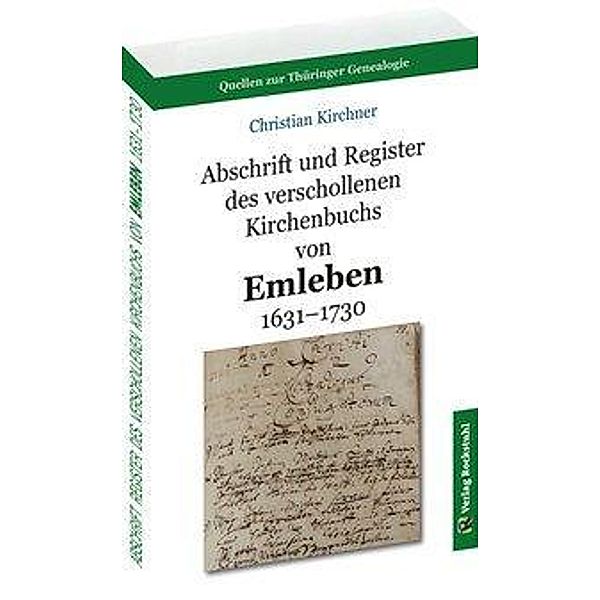 Kirchner, C: Kirchenbuchs von Emleben 1631-1730, Christian Kirchner