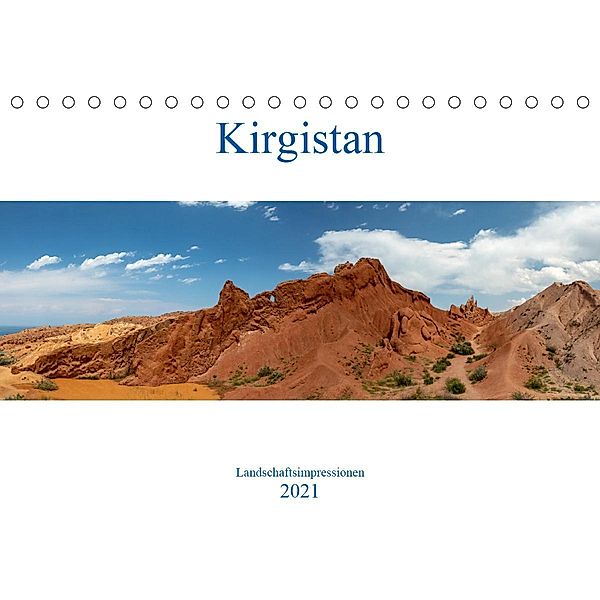 Kirgistan - Landschaftsimpressionen (Tischkalender 2021 DIN A5 quer), Winfried Rusch