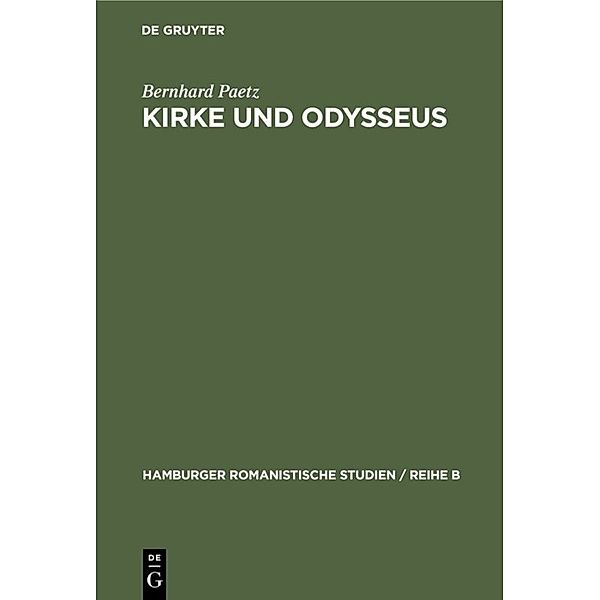 Kirke und Odysseus, Bernhard Paetz