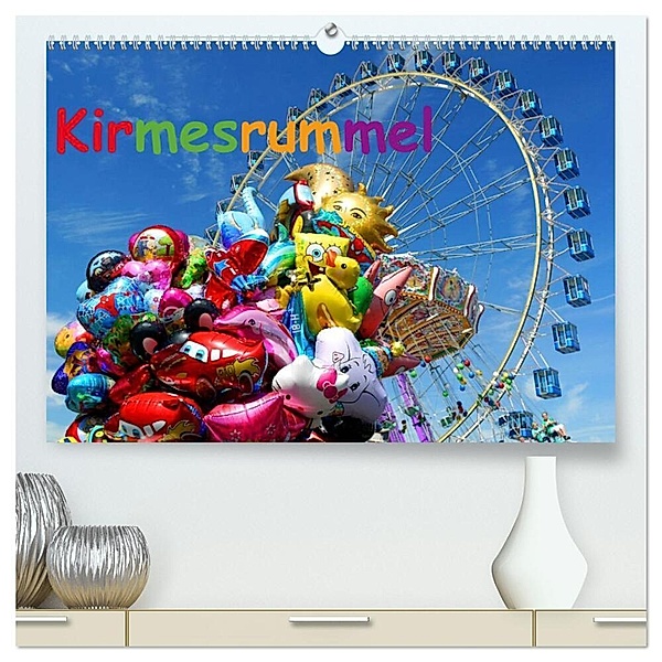 Kirmesrummel (hochwertiger Premium Wandkalender 2024 DIN A2 quer), Kunstdruck in Hochglanz, Bernd Ellerbrock