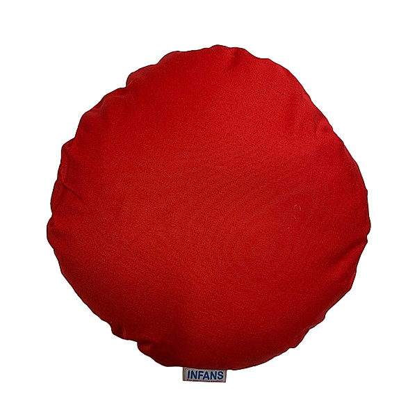 INFANSKIDS Kissen Infanskids rund (Farbe: rot)