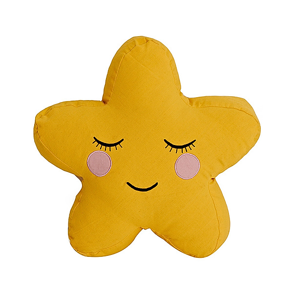Roommate Kissen STAR (45x43) in gelb