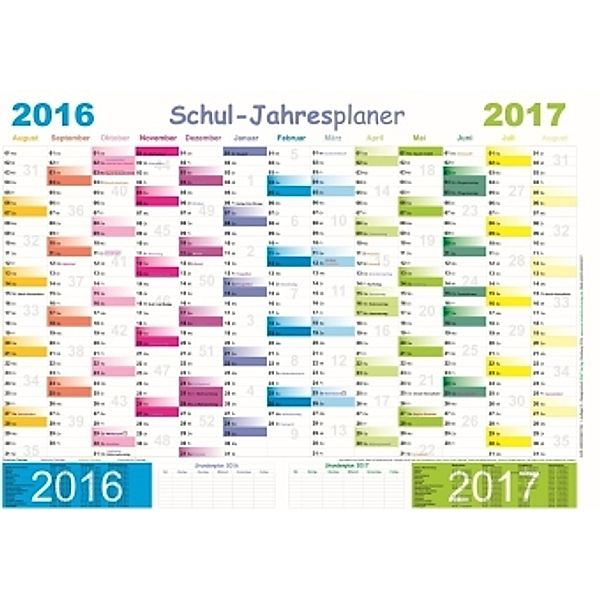 Kita-Jahresplaner 2016/2017