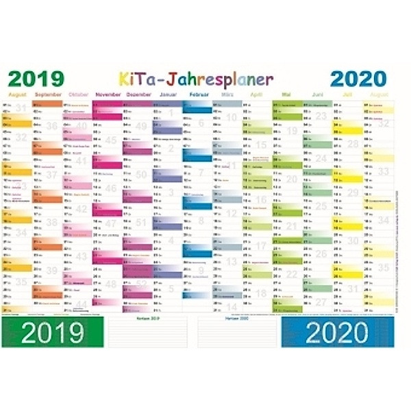 Kita-Jahresplaner 2019/2020, E&Z-Verlag GmbH