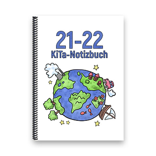 KiTa-Notizbuch 2021-22, Welt, weiß