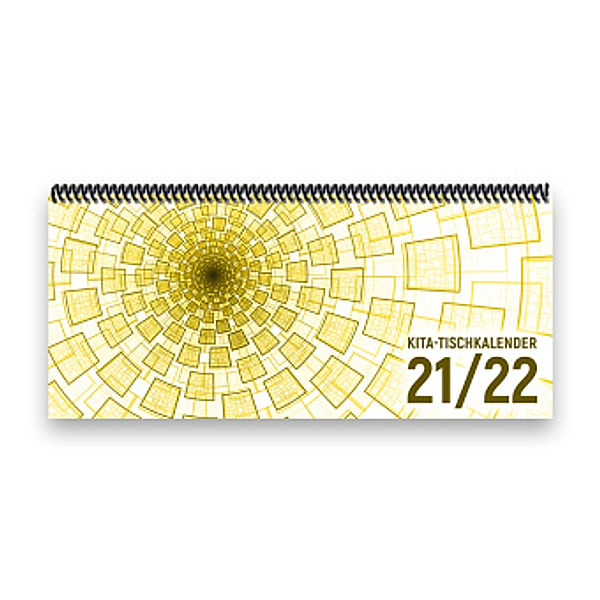 Kita-Tischkalender 2021/22 XL (Tunnel, gelb)
