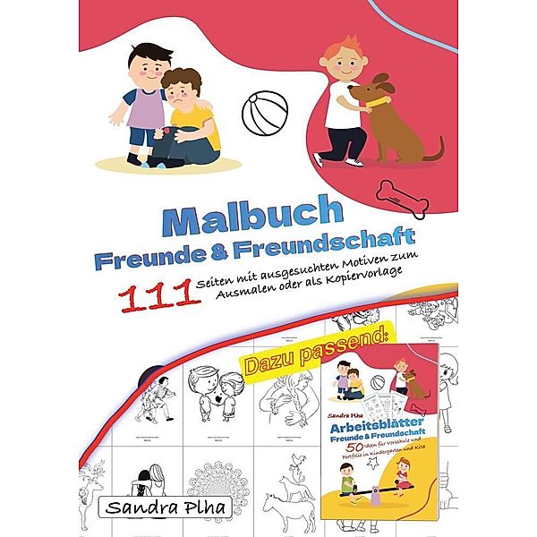 KitaFix Malbuch Freunde und Freundschaft, Sandra Plha