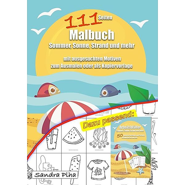 KitaFix Malbuch Sommer, Sonne, Strand und mehr, Sandra Plha