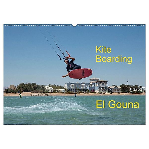 Kite Boarding El Gouna (Wandkalender 2025 DIN A2 quer), CALVENDO Monatskalender, Calvendo, Franz Faltermaier