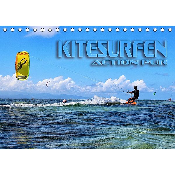 Kitesurfen - Action pur (Tischkalender 2020 DIN A5 quer), Renate Bleicher