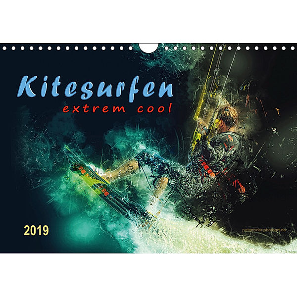 Kitesurfen extrem cool (Wandkalender 2019 DIN A4 quer), Peter Roder