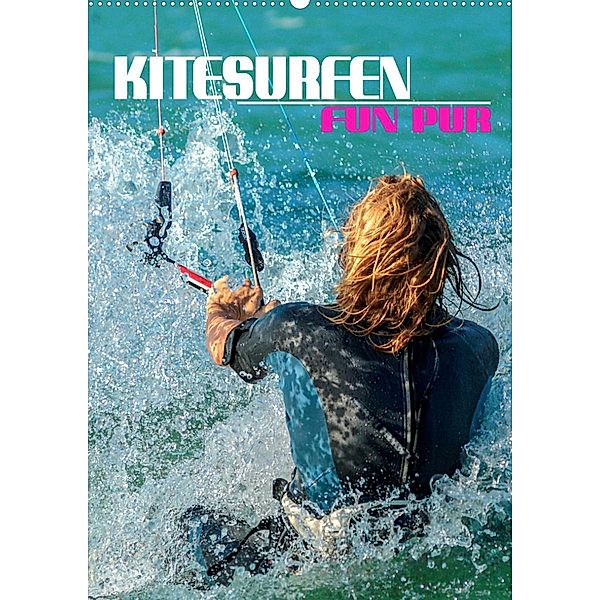 Kitesurfen - Fun pur (Wandkalender 2023 DIN A2 hoch), Renate Utz