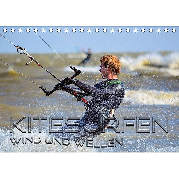 Kitesurfen - Wind und Wellen (Tischkalender 2017 DIN A5 quer), Renate Bleicher