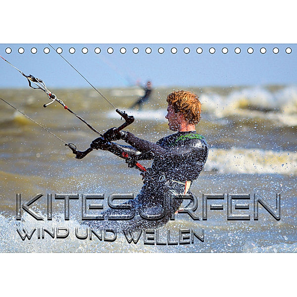 Kitesurfen - Wind und Wellen (Tischkalender 2019 DIN A5 quer), Renate Bleicher