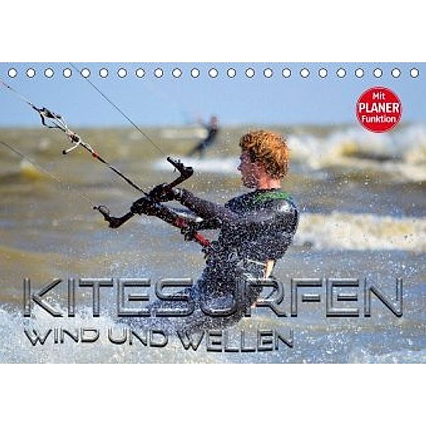 Kitesurfen - Wind und Wellen (Tischkalender 2020 DIN A5 quer), Renate Bleicher