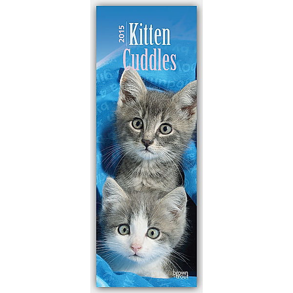 Kitten Cuddles 2015 Slimline Calendar