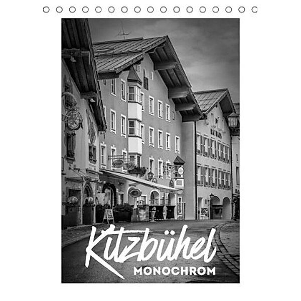 Kitzbühel Monochrom (Tischkalender 2022 DIN A5 hoch), Melanie Viola