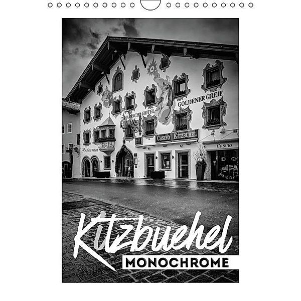 Kitzbuehel Monochrome (Wall Calendar 2017 DIN A4 Portrait), Melanie Viola