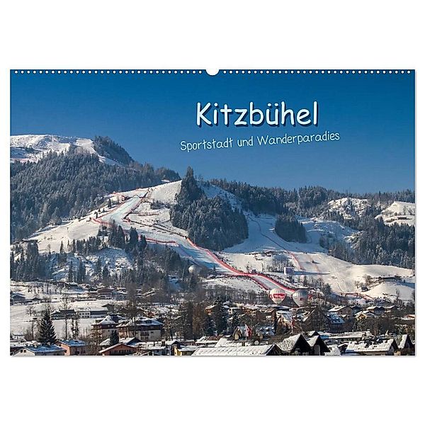 Kitzbühel, Sportstadt und Wanderparadies (Wandkalender 2024 DIN A2 quer), CALVENDO Monatskalender, Peter Überall