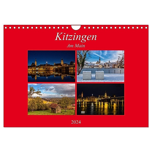 Kitzingen am Main (Wandkalender 2024 DIN A4 quer), CALVENDO Monatskalender, hans will