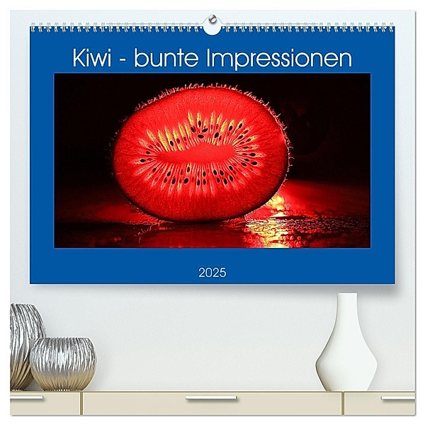 Kiwi - bunte Impressionen (hochwertiger Premium Wandkalender 2025 DIN A2 quer), Kunstdruck in Hochglanz, Calvendo, Günther Geiger