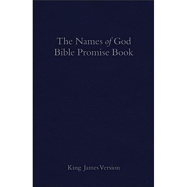 KJV Names of God Bible Promise Book, Blue Imitation Leather